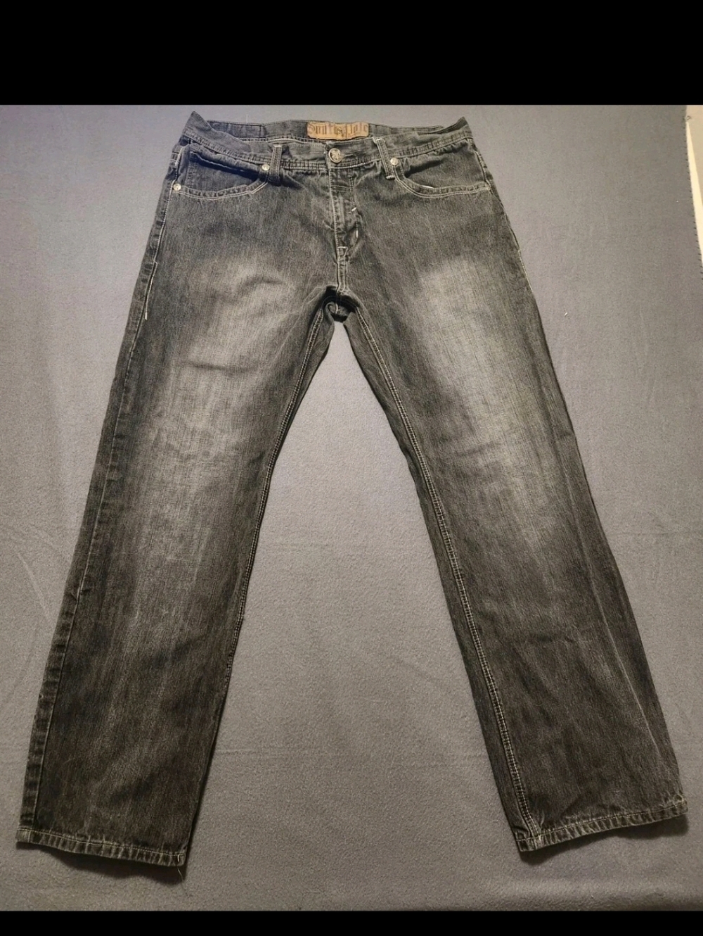 SouthPole Jeans Men Size 40 Black